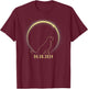 Total Solar Eclipse Golden Retriever Lover April 8 2024 T-Shirt - T-Shirt | Maroon