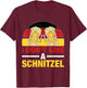 I don't give a Schnitzel Wurst Schnitzel Beer German T-Shirt - T-Shirt | Maroon
