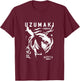 Naruto Shippuden Uzumaki T-Shirt - T-Shirt | Maroon