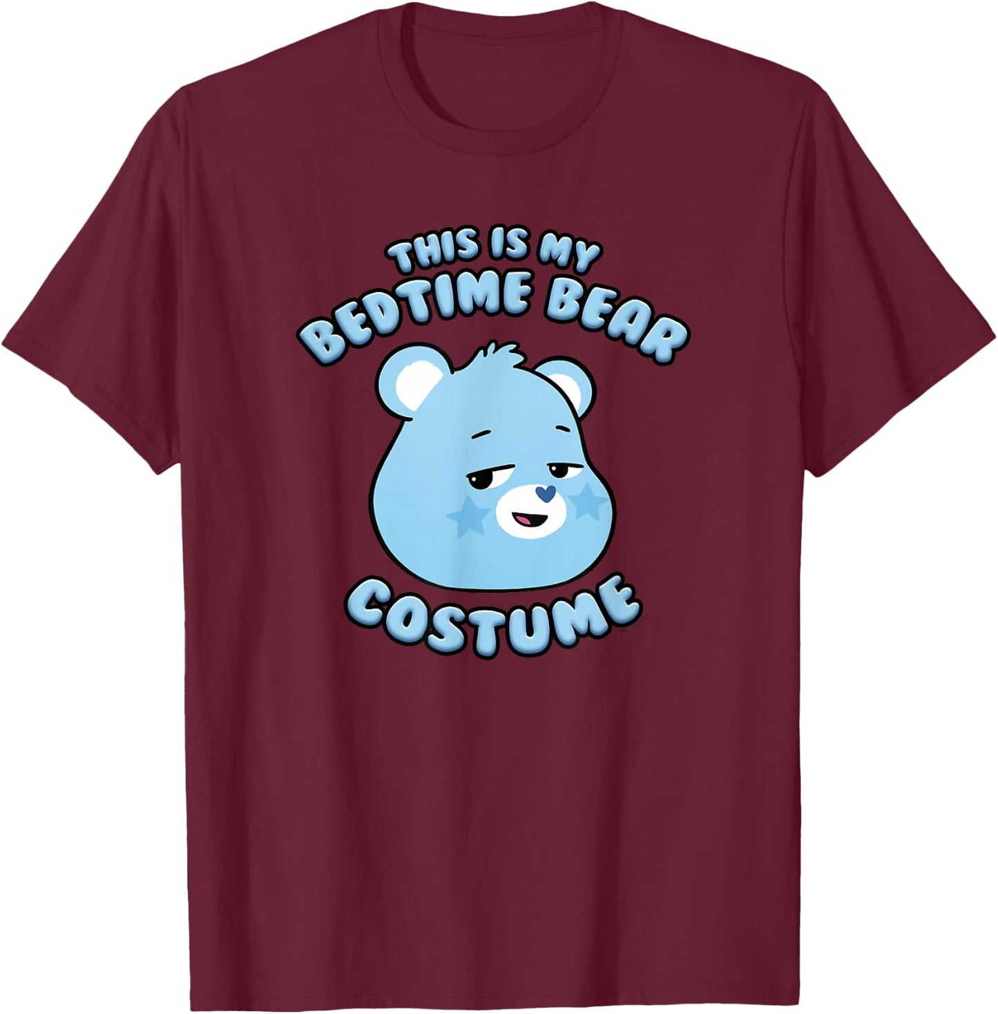 Care Bears Halloween This is My Bedtime Bear Costume T-Shirt - T-Shirt | Maroon