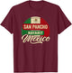 San Pancho Mexico T-Shirt - T-Shirt | Maroon