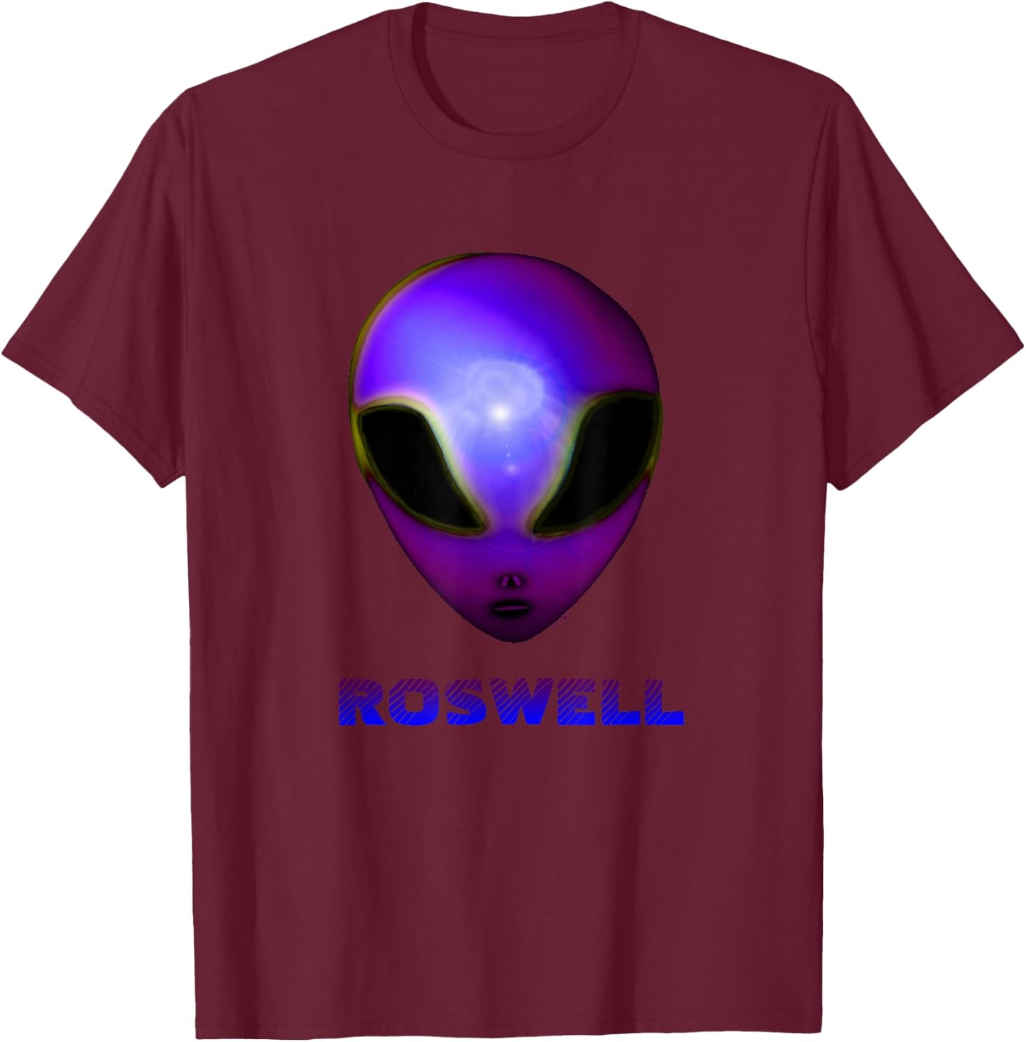 Roswell New Mexico Alien T-Shirt - T-Shirt | Maroon