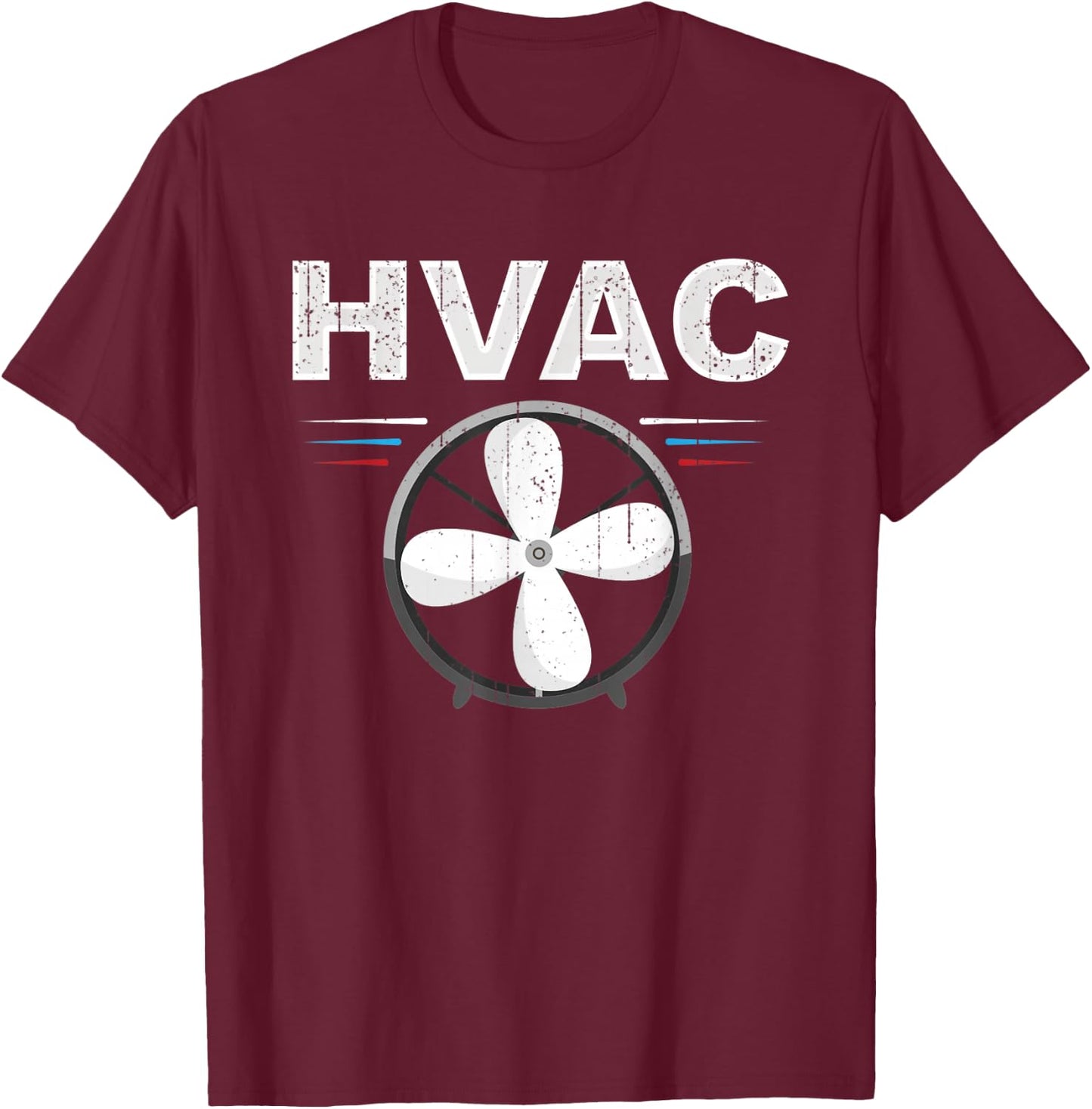 HVAC Tech for HVAC T-Shirt - T-Shirt | Maroon