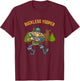 Buckless Yooper - Michigan UP Hunting T-Shirt - T-Shirt | Maroon