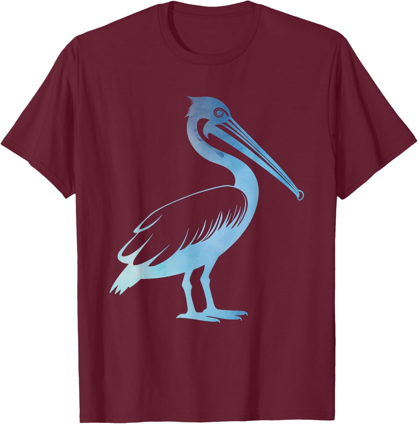 Animals Love Pelicans bird simple minimalist Pelican T-Shirt - T-Shirt | Maroon