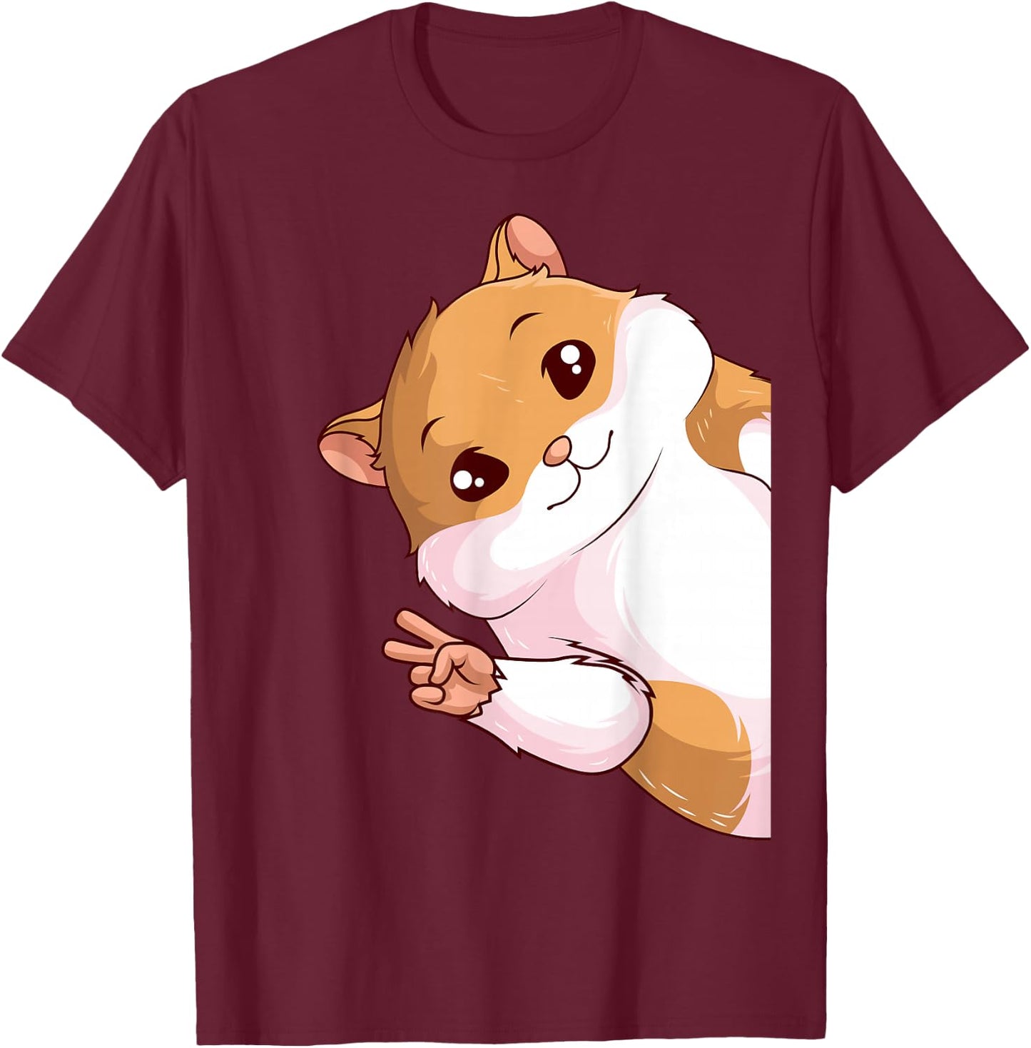 Hamster Children Girls Boys T-Shirt - T-Shirt | Maroon