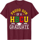 Proud HBCU Son of a HBCU Graduate Family T-Shirt - T-Shirt | Maroon