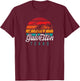 GALVESTON TX, Galveston Texas Sunset Design T-Shirt - T-Shirt | Maroon
