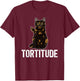 Tortitude Tortoiseshell Cat Owner Tortie Cat Lover T-Shirt - T-Shirt | Maroon