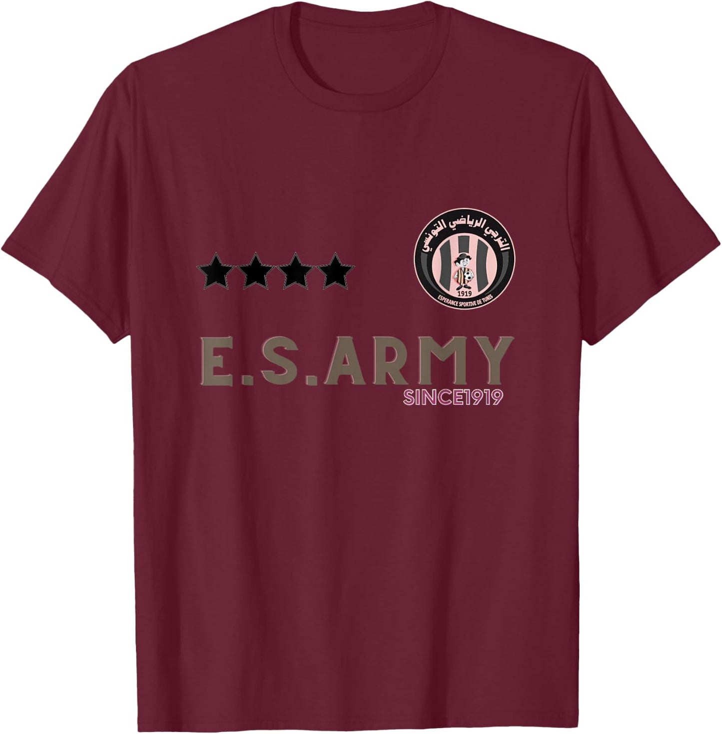 Espérance sportive de TUNIS T-Shirt - T-Shirt | Maroon