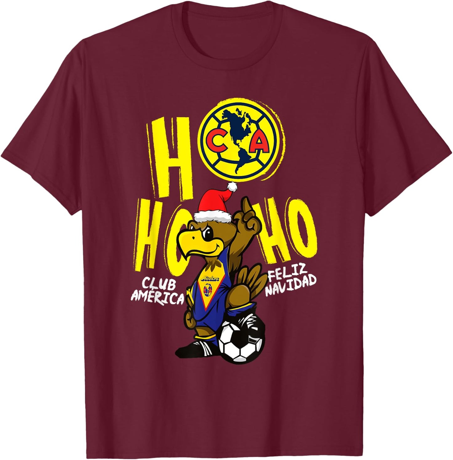 Club America - Navidad T-Shirt - T-Shirt | Maroon