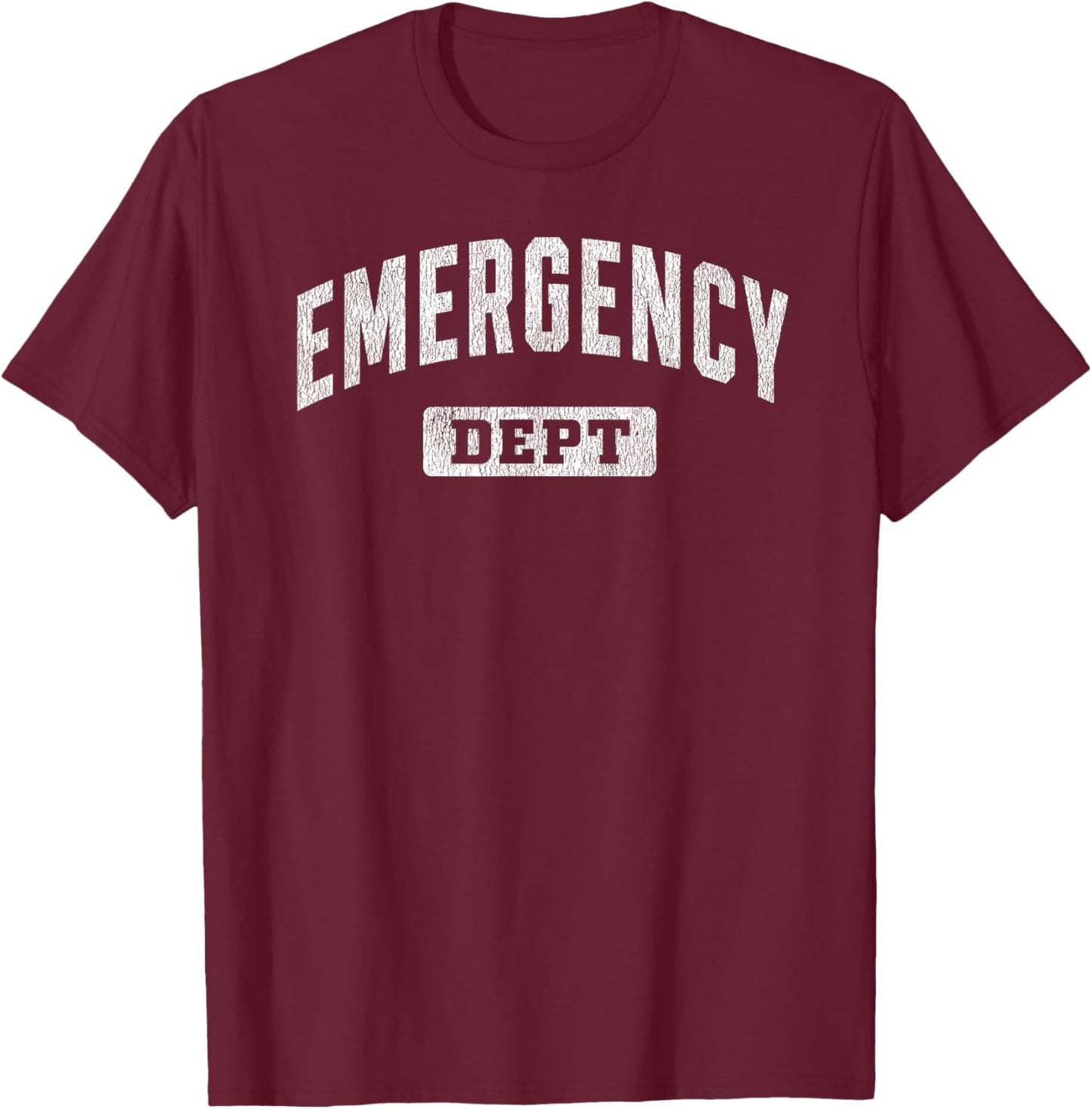 Emergency Department ER Doctor Physician Nurse T-Shirt - T-Shirt | Maroon