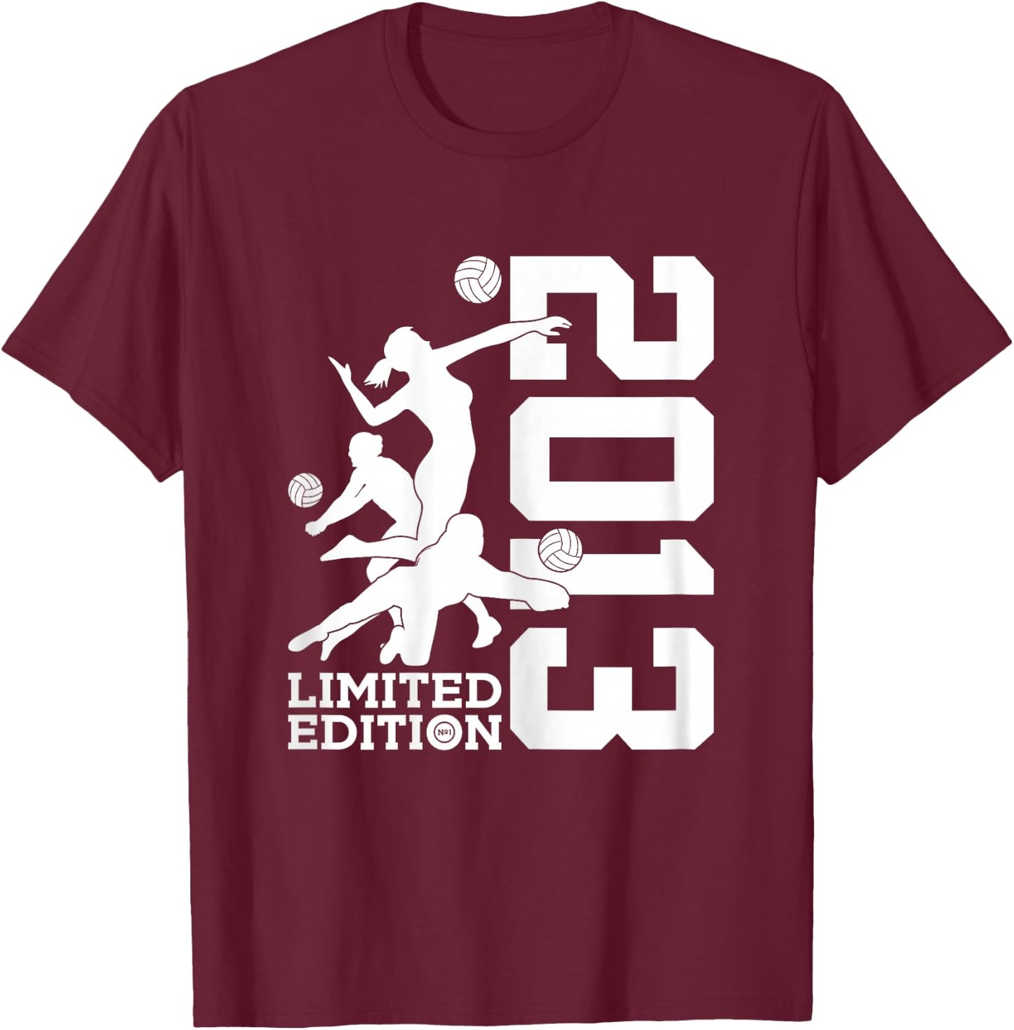 12th BIRTHDAY VOLLEYBALL LIMITED EDITION 2013 T-Shirt - T-Shirt | Maroon