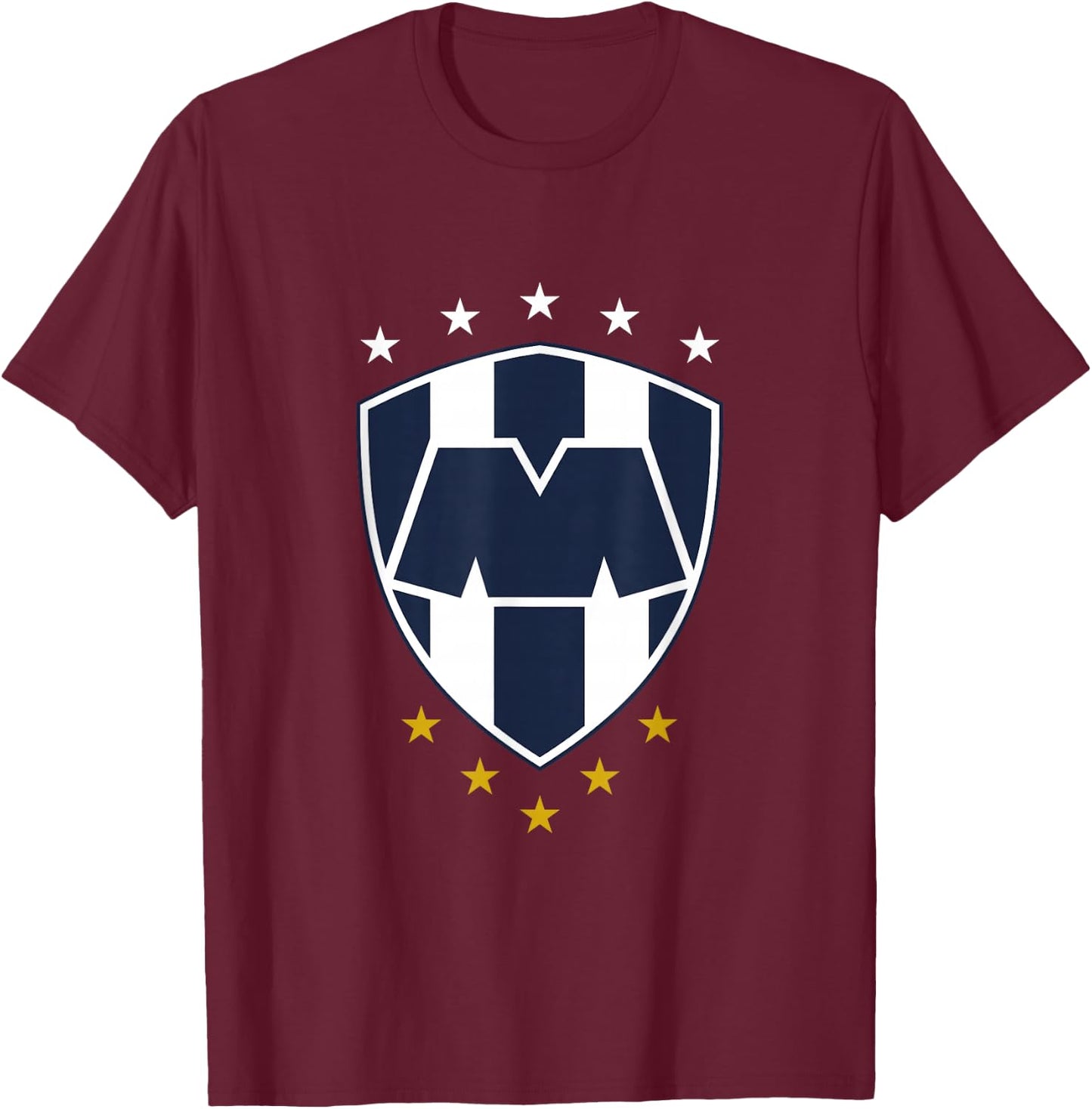Exclusive Collection of Rayados de Monterrey T-Shirt - T-Shirt | Maroon