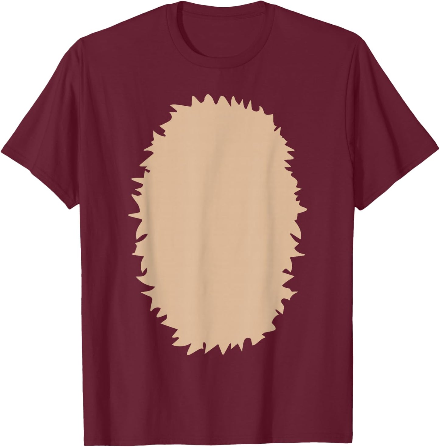 Halloween Deer Chest Easy DIY Costume Kids Reindeer T-Shirt - T-Shirt | Maroon