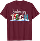 Endoscopy Tech Christmas Gastroenterology Endo Squad Xmas T-Shirt - T-Shirt | Maroon
