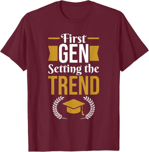 First Generation College Student T-Shirt - T-Shirt | Maroon