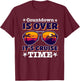 funny Countdown Is Over It's Cruise Time with sunglasses T-Shirt - T-Shirt | Maroon