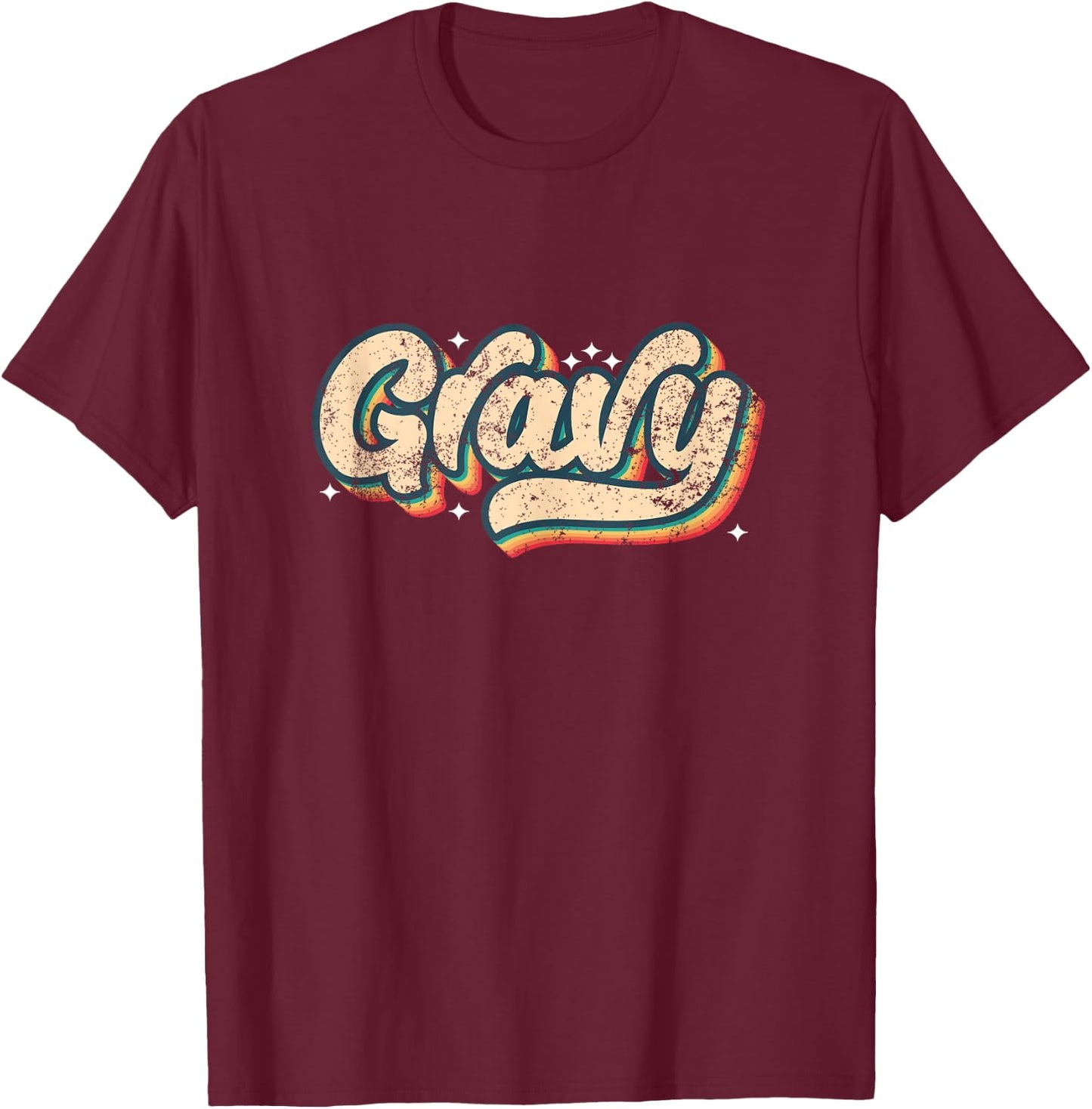 Gravy Shirt Vintage Look Slang A 70s Costume Or 80s Costume T-Shirt - T-Shirt | Maroon