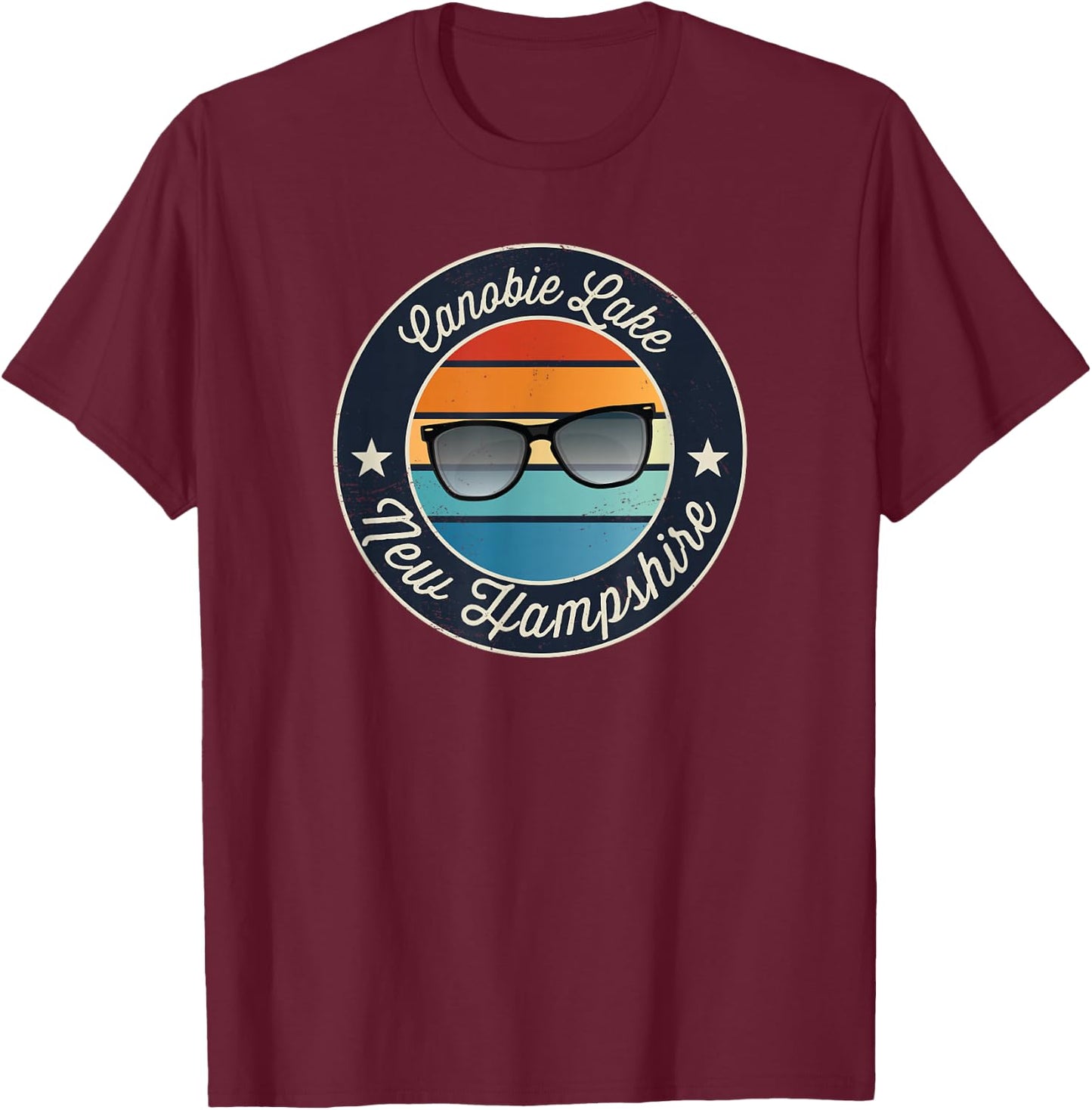 Canobie Lake - New Hampshire Souvenir T-Shirt - T-Shirt | Maroon