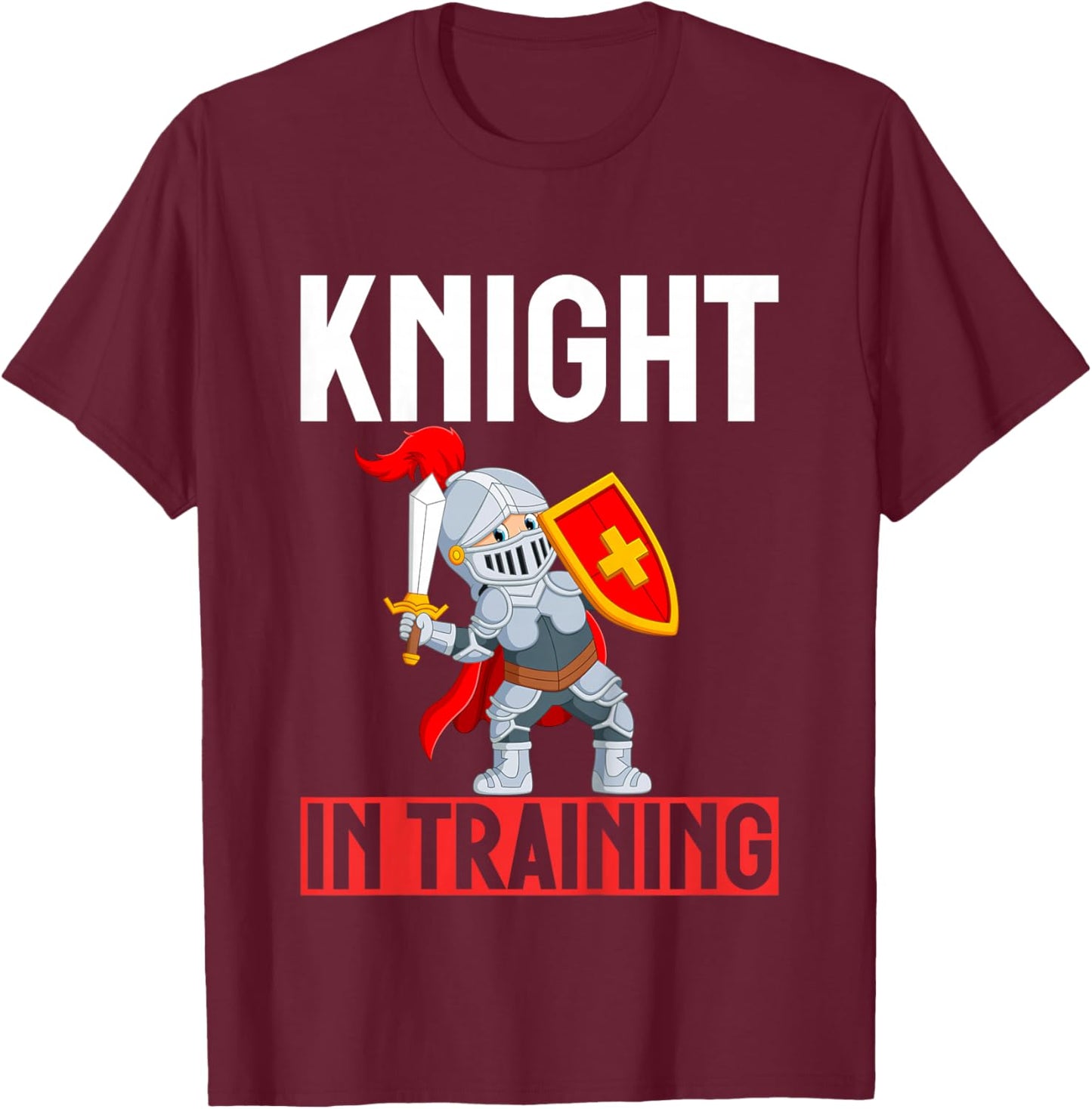 Knight in Training Knight T-Shirt - T-Shirt | Maroon