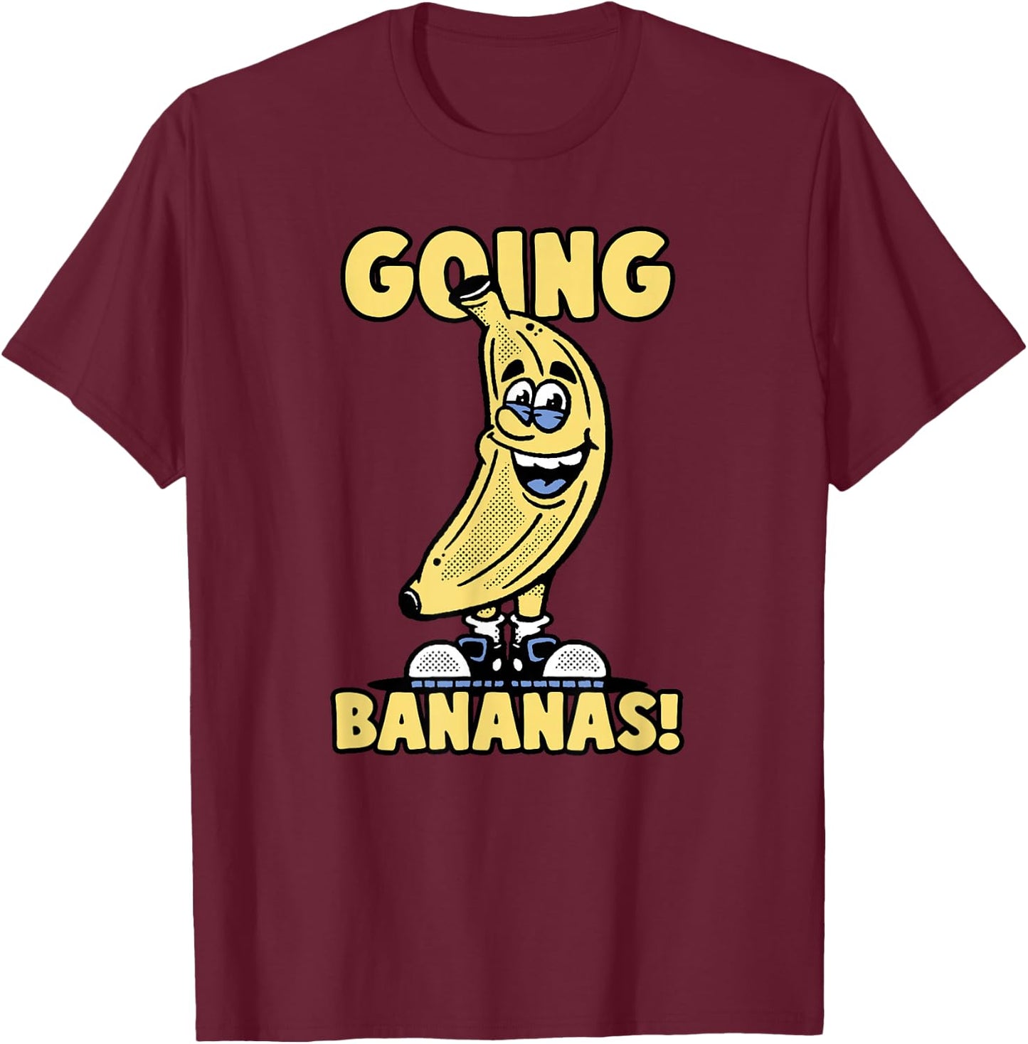 Going Bananas Shirt Men, Women, Kids, Toddler Banana Costume T-Shirt - T-Shirt | Maroon