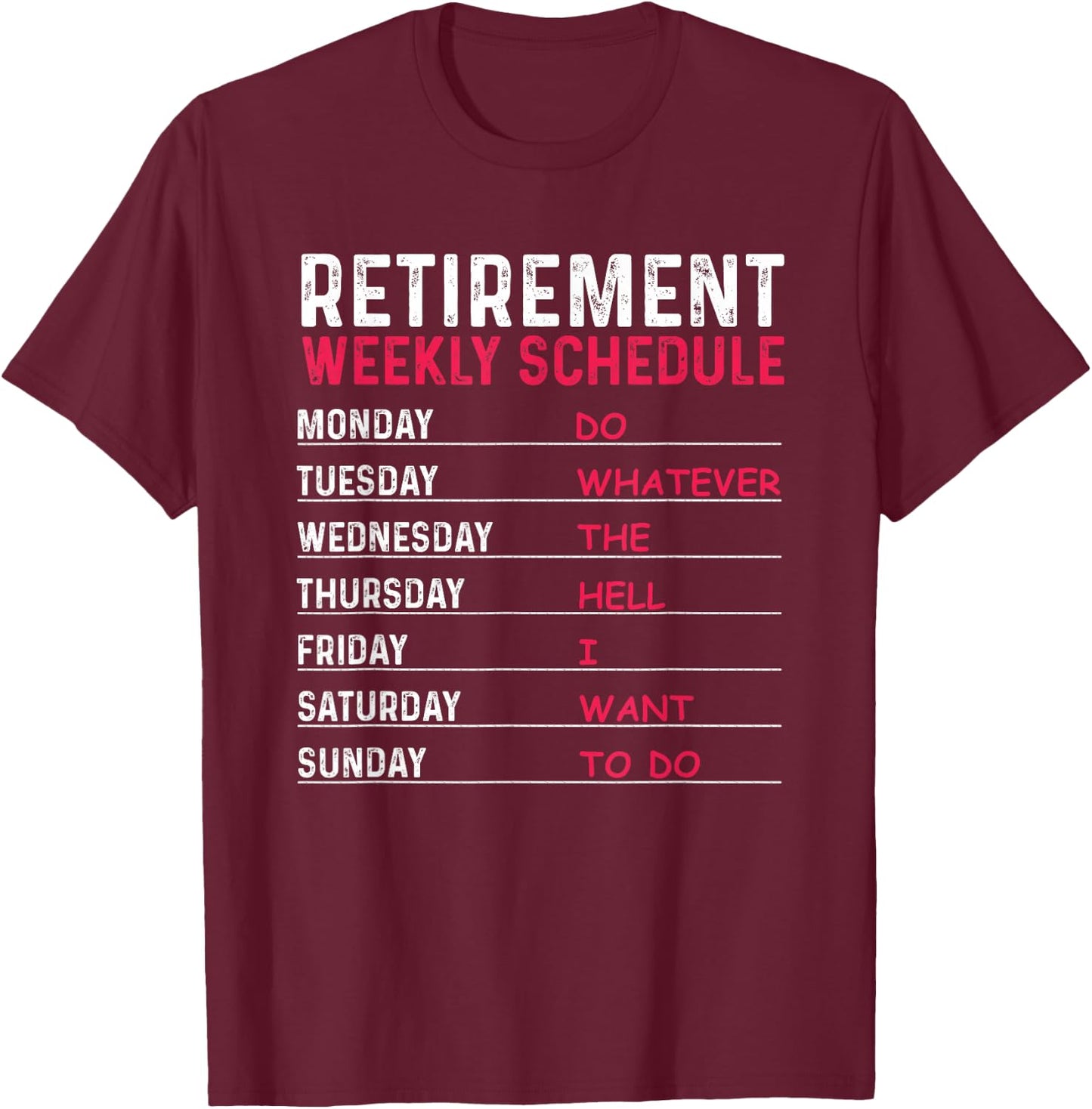Funny Retirement Gift Women Cool Retired Retiree Small T-Shirt - T-Shirt | Maroon