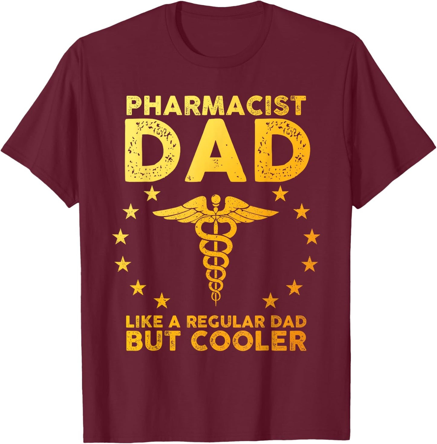 Funny Pharmacist Art For Dad Men School Pharmacy Technicians T-Shirt - T-Shirt | Maroon