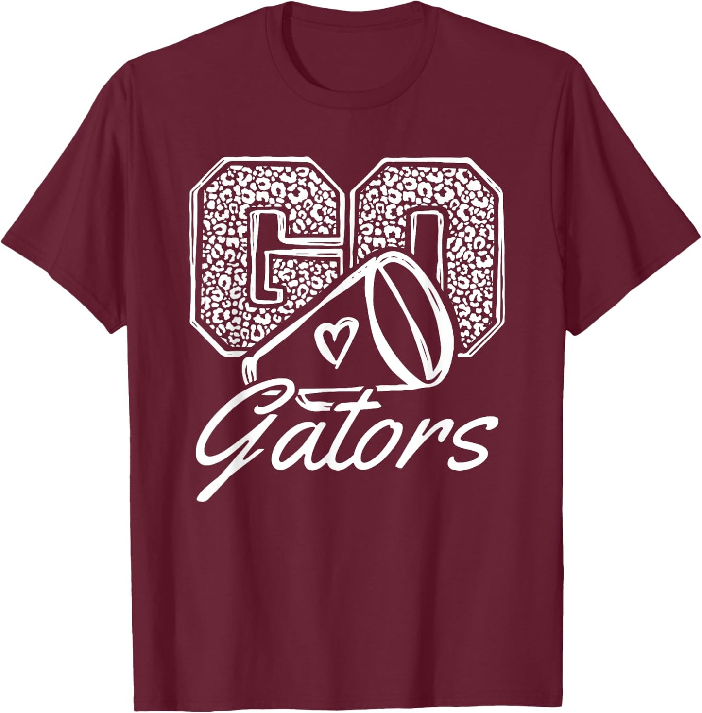 Go Cheer Gators Sports Name Gifts Men Women Boy Girl T-Shirt - T-Shirt | Maroon