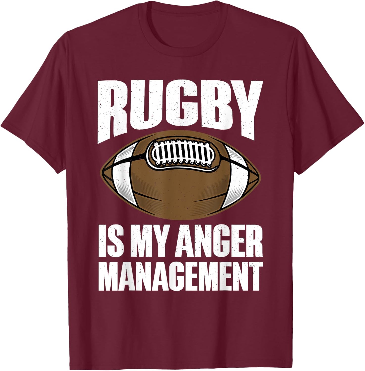 Funny Rugby Design Women Football Sport Rugby Player T-Shirt - T-Shirt | Maroon