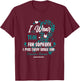 Teal Ovarian Cancer Angel Memory Warrior Support Family T-Shirt - T-Shirt | Maroon