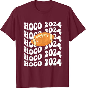 Retro Hoco 2024 Shirt Homecoming Shirt School Reunion T-Shirt - T-Shirt | Maroon
