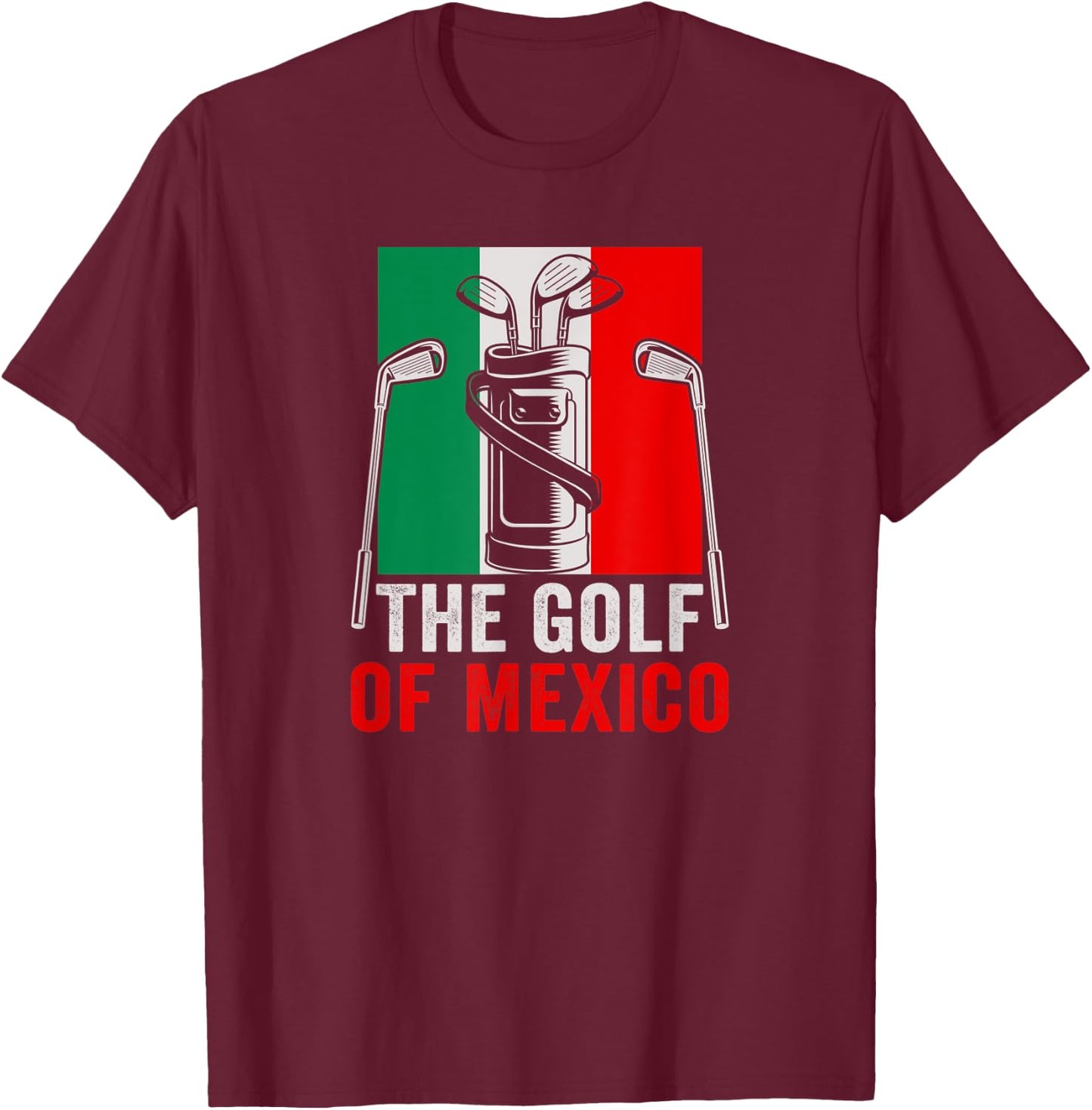 The golf of Mexico Golf Player Golf Teacher Golfer Women T-Shirt - T-Shirt | Maroon
