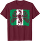 Nigeria Flag with Eagle. African Men, Women & Kids. Nigerian T-Shirt - T-Shirt | Maroon