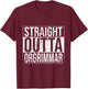 Straight Outta Orgrimmar WoW Horde Gamer Gift Vintage T-Shirt - T-Shirt | Maroon