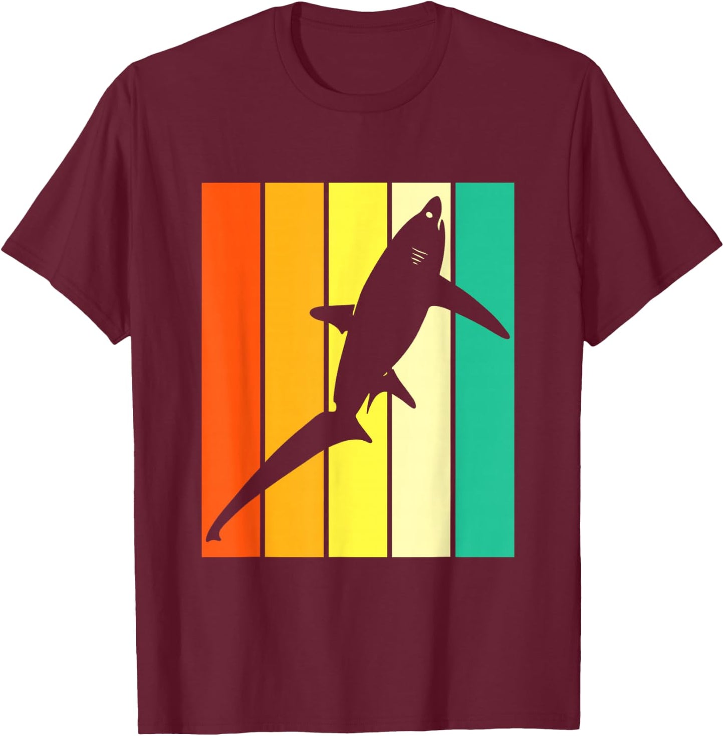 Vintage Thresher Shark T-Shirt - T-Shirt | Maroon