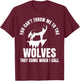 Wolf Leader Wolves Werewolf Full Moon Leader Fairy Tale T-Shirt - T-Shirt | Maroon