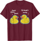 Quack Quack Quack Duck Conversation Ducks T-Shirt - T-Shirt | Maroon