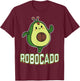 Robocado Funny Avocado Lover Robots and robotics Lover Vegan T-Shirt - T-Shirt | Maroon