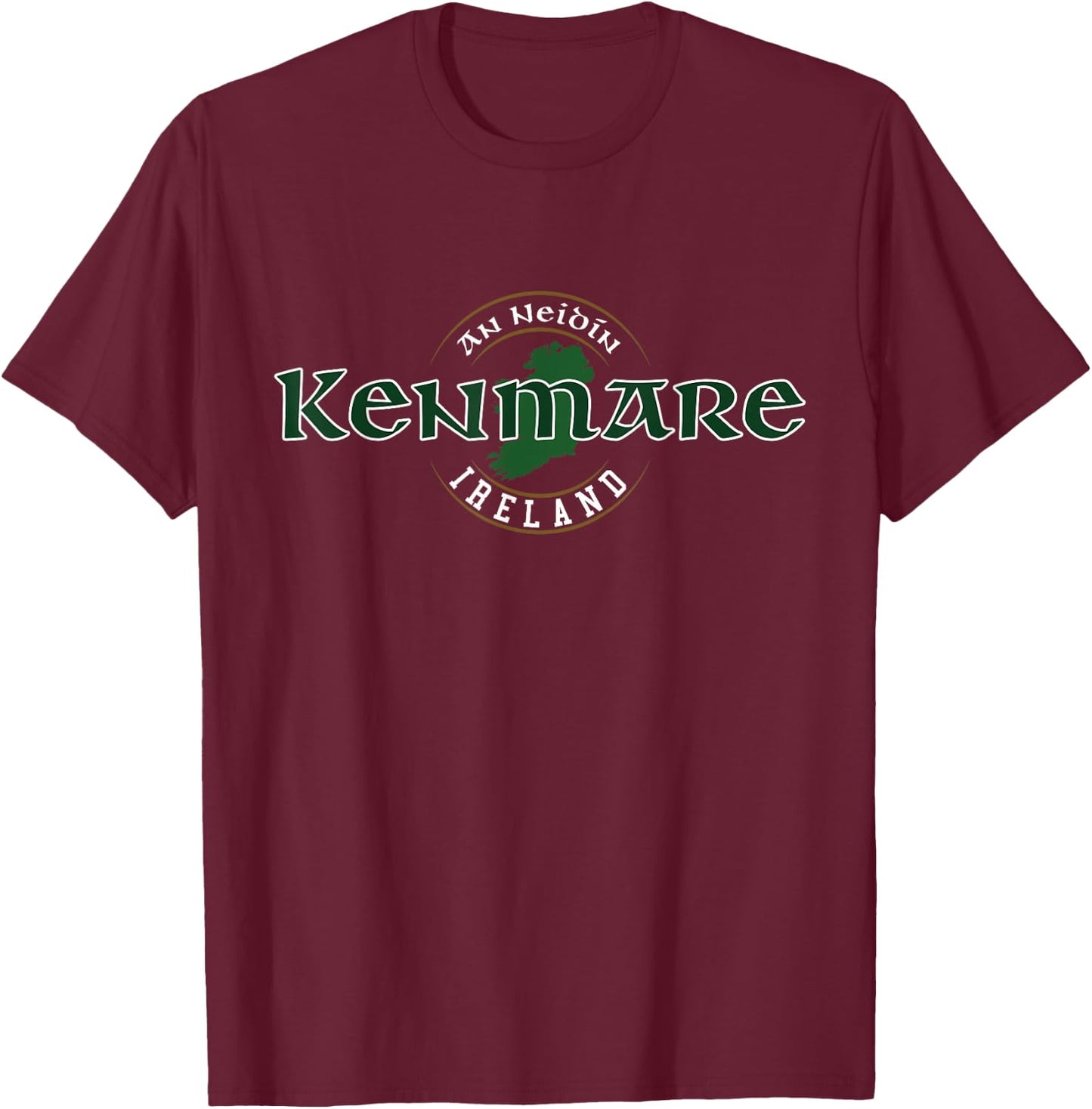 Kenmare Ireland T-Shirt - T-Shirt | Maroon