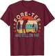 Fore- And Still On Par,Funny 40th Birthday Golfer T-Shirt - T-Shirt | Maroon