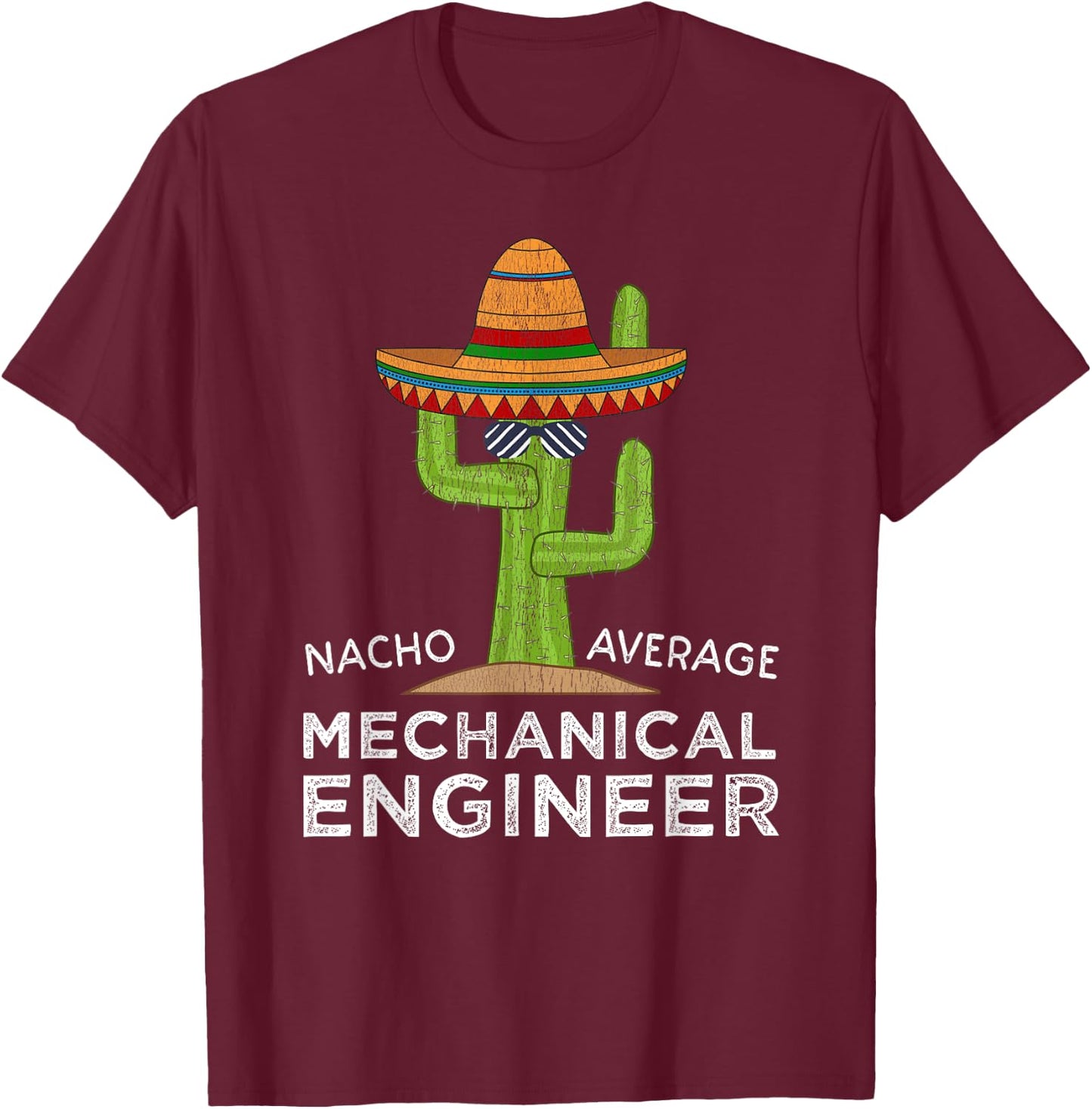 Funny Mechanical Engineer Engineering T-Shirt - T-Shirt | Maroon