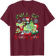 Full Of Tequila Holiday Spirit Christmas Drinking Women Men T-Shirt - T-Shirt | Maroon