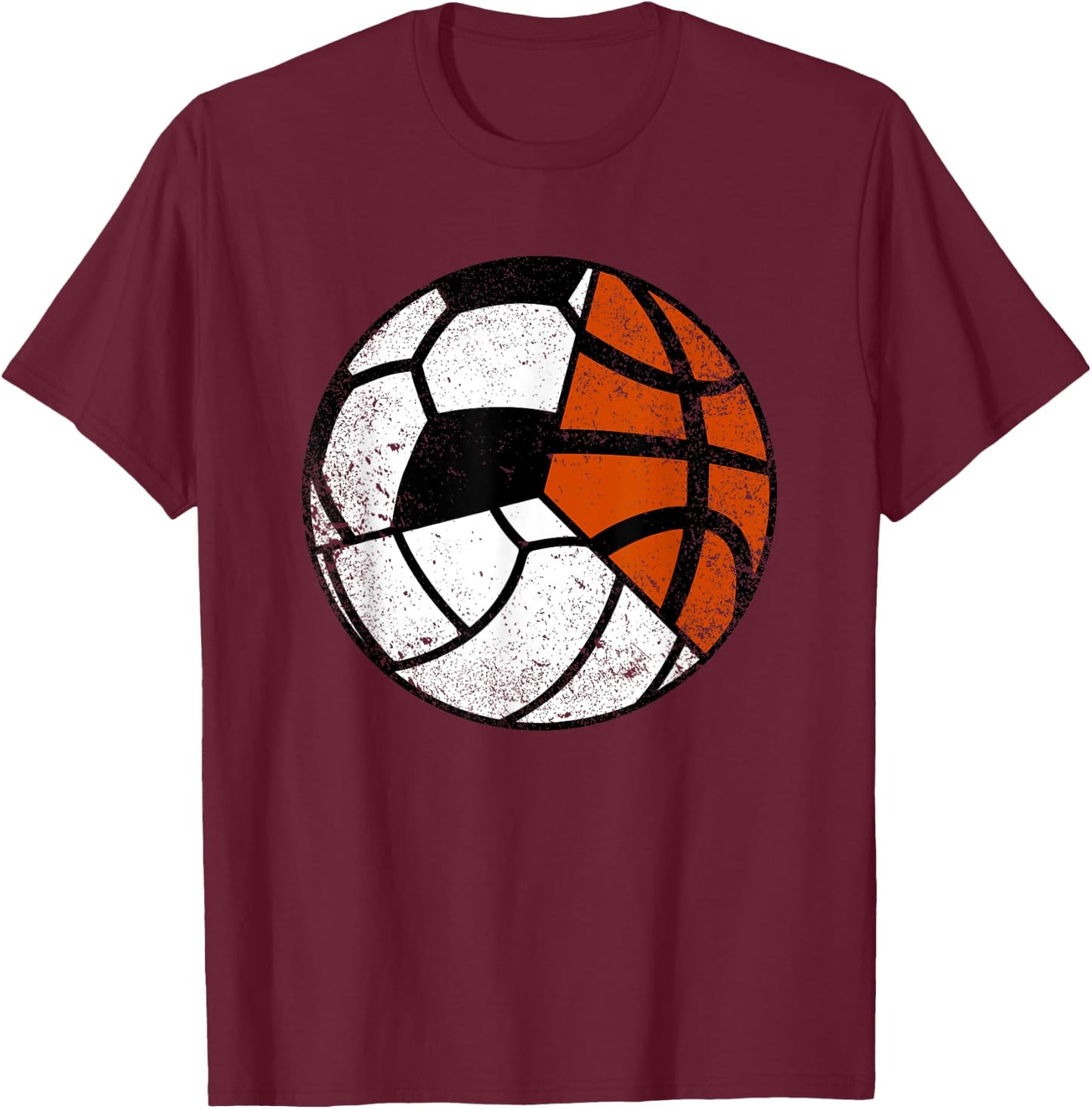 Volleyball Soccer Basketball Player Funny Ball Sport T-Shirt - T-Shirt | Maroon