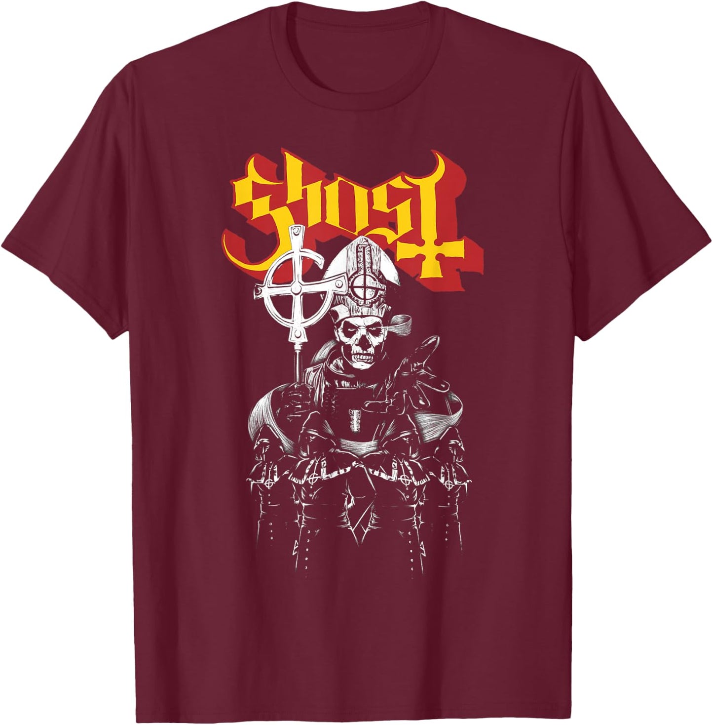 Ghost – Papa 2 T-Shirt - T-Shirt | Maroon