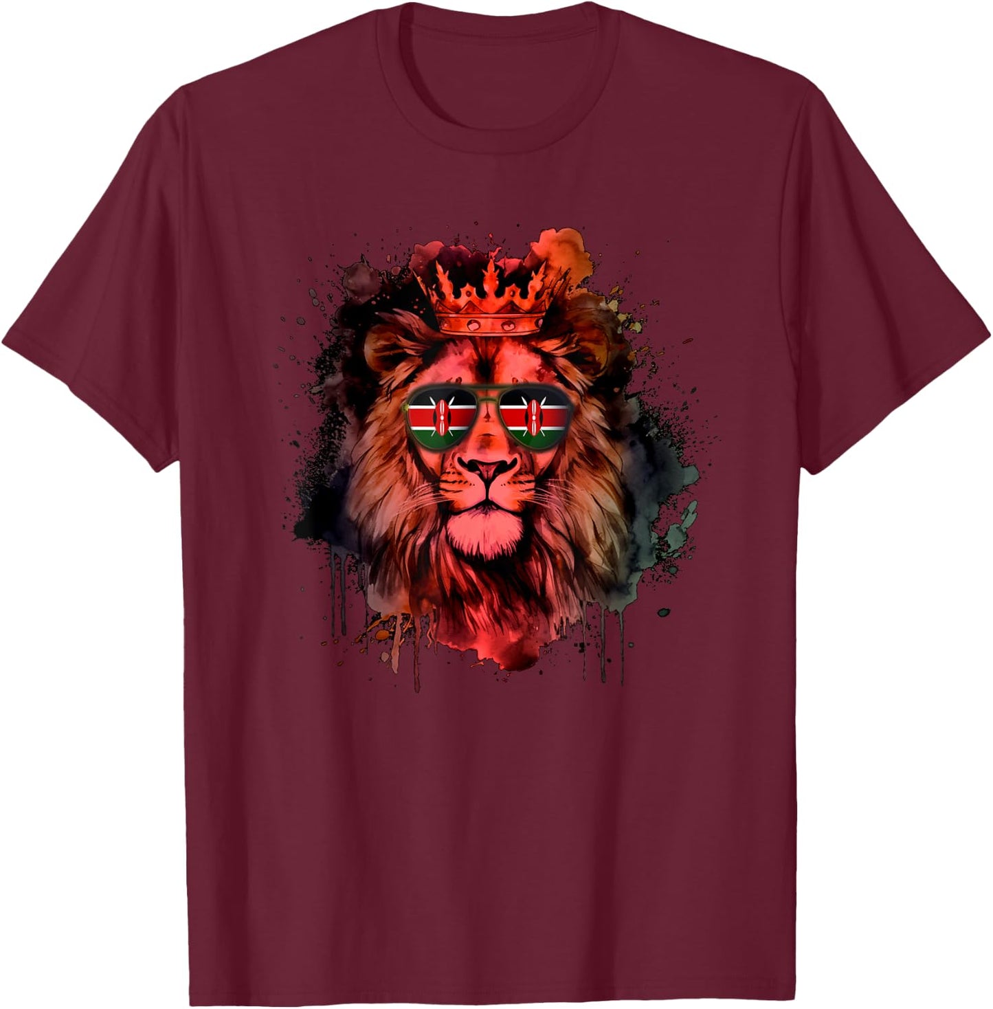 Kenya T-Shirt - T-Shirt | Maroon