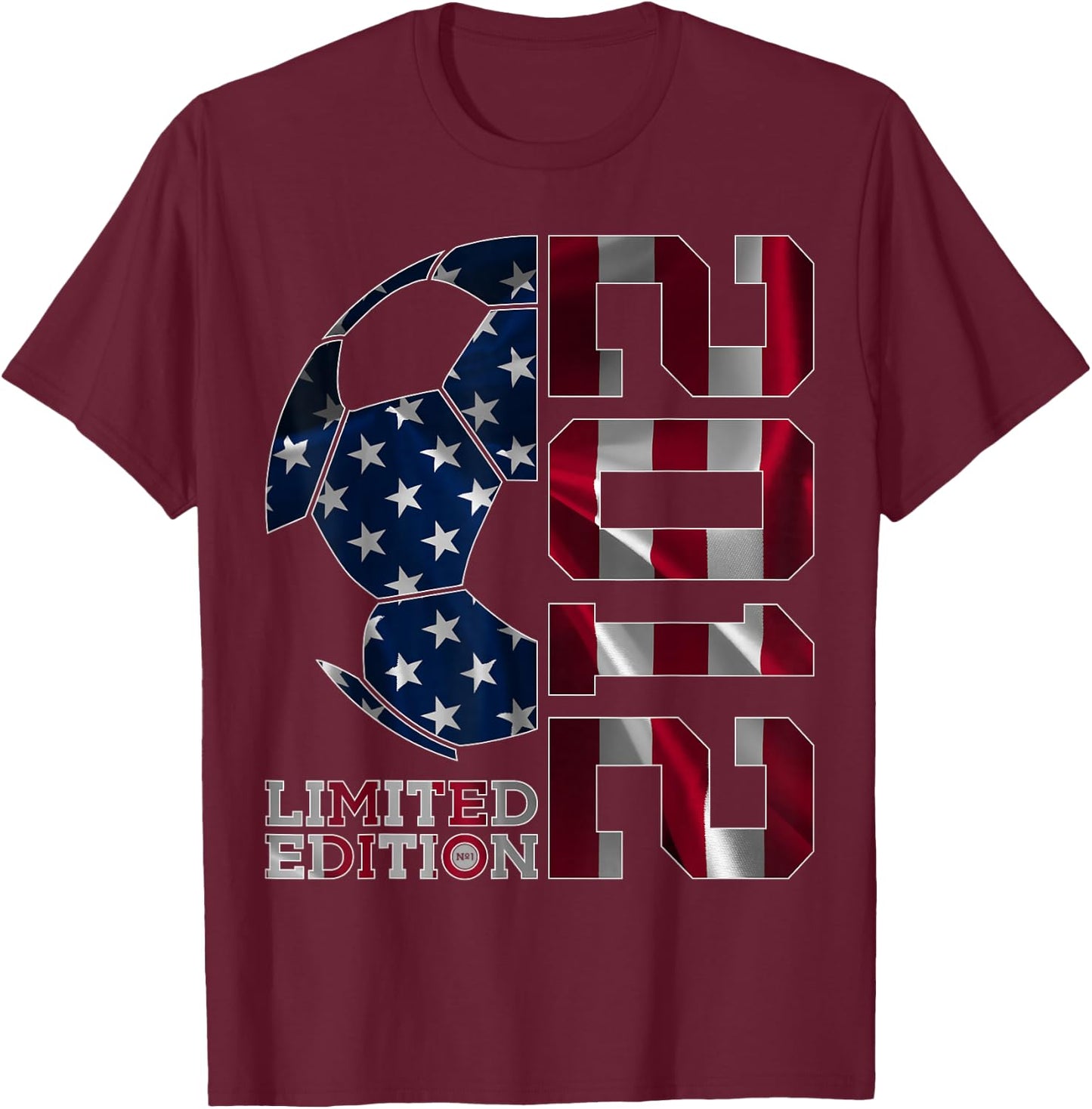 14th BIRTHDAY SOCCER LIMITED EDITION 2012 T-Shirt - T-Shirt | Maroon