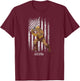 Masters of The Universe - He-Man Distressed Flag T-Shirt - T-Shirt | Maroon