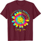 They Fight I Fight Oncology Team Tie Dye Oncology Nurse T-Shirt - T-Shirt | Maroon