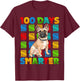 100 Days Smarter Frenchie Dog Lovers 100 Days Of School Kids T-Shirt - T-Shirt | Maroon